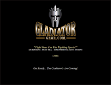 Tablet Screenshot of gladiatorgear.com